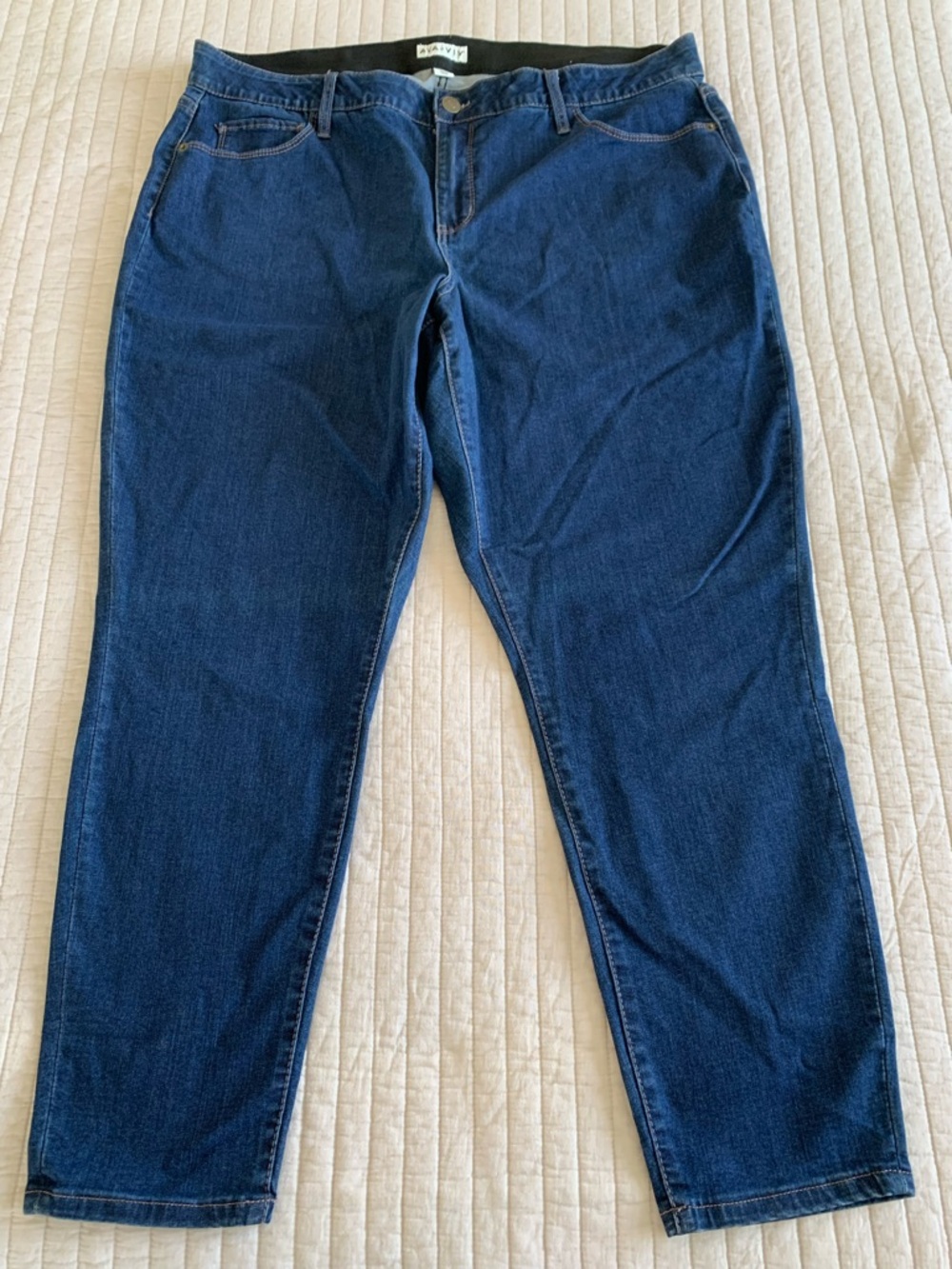 Ava & Viv Women’s Plus Size Blue Denim Jeans Size 20W